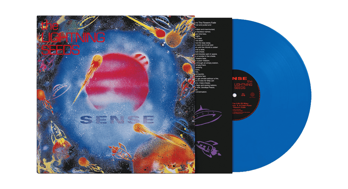 Vinyl - The Lightning Seeds : Sense (Blue Vinyl) - The Record Hub