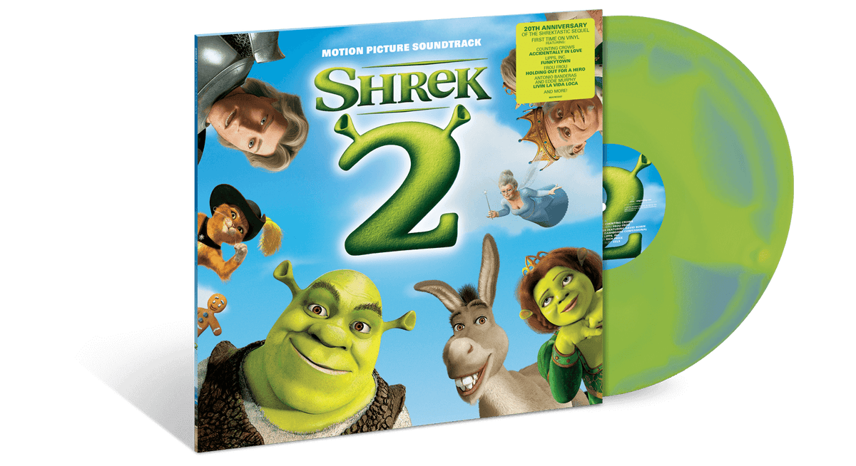 Vinyl - OST : Shrek 2 (Shrek Green &amp; Sky Blue Vinyl) - The Record Hub