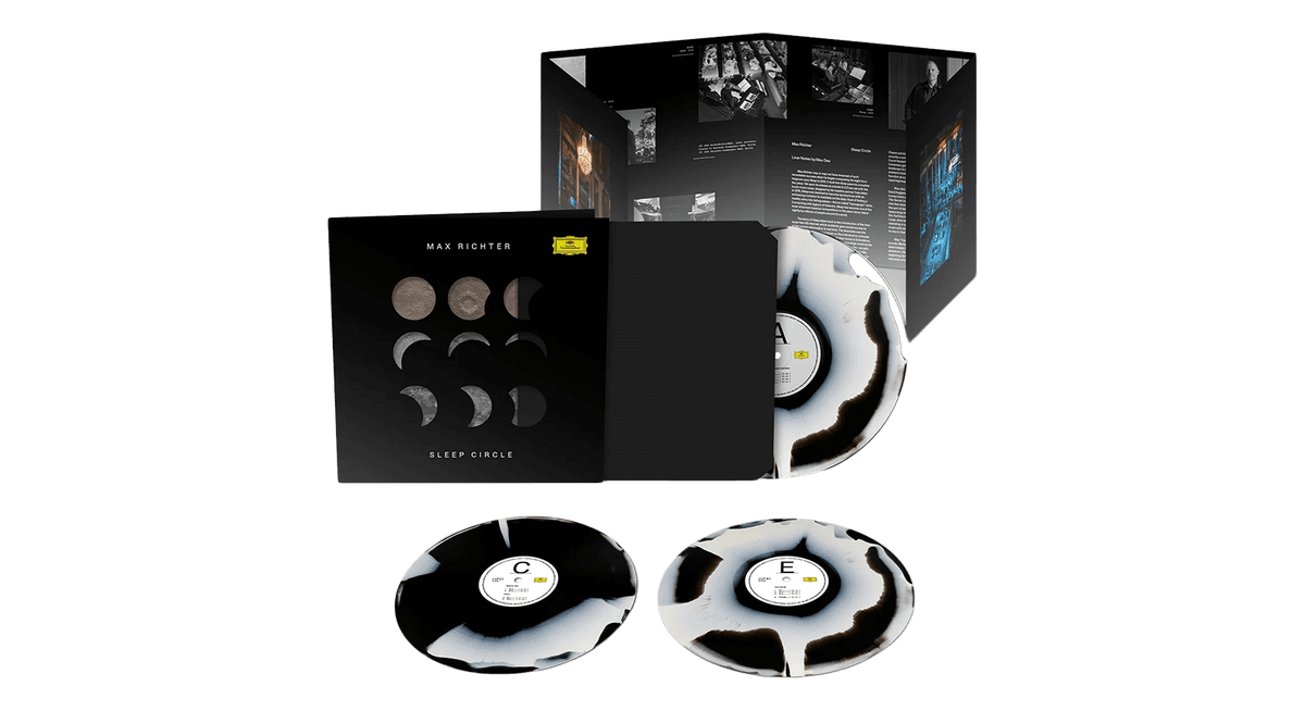 Vinyl - [Pre-Order [05/09] Max Richter : Sleep Circle (Black &amp; White Corona Vinyl) (Exclusive to The Record Hub.com) - The Record Hub