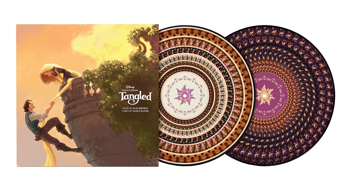Vinyl - [Pre-Order [29/08] Various Artists : Songs From Tangled (15th Anniversary) (Zoetrope Vinyl) - The Record Hub