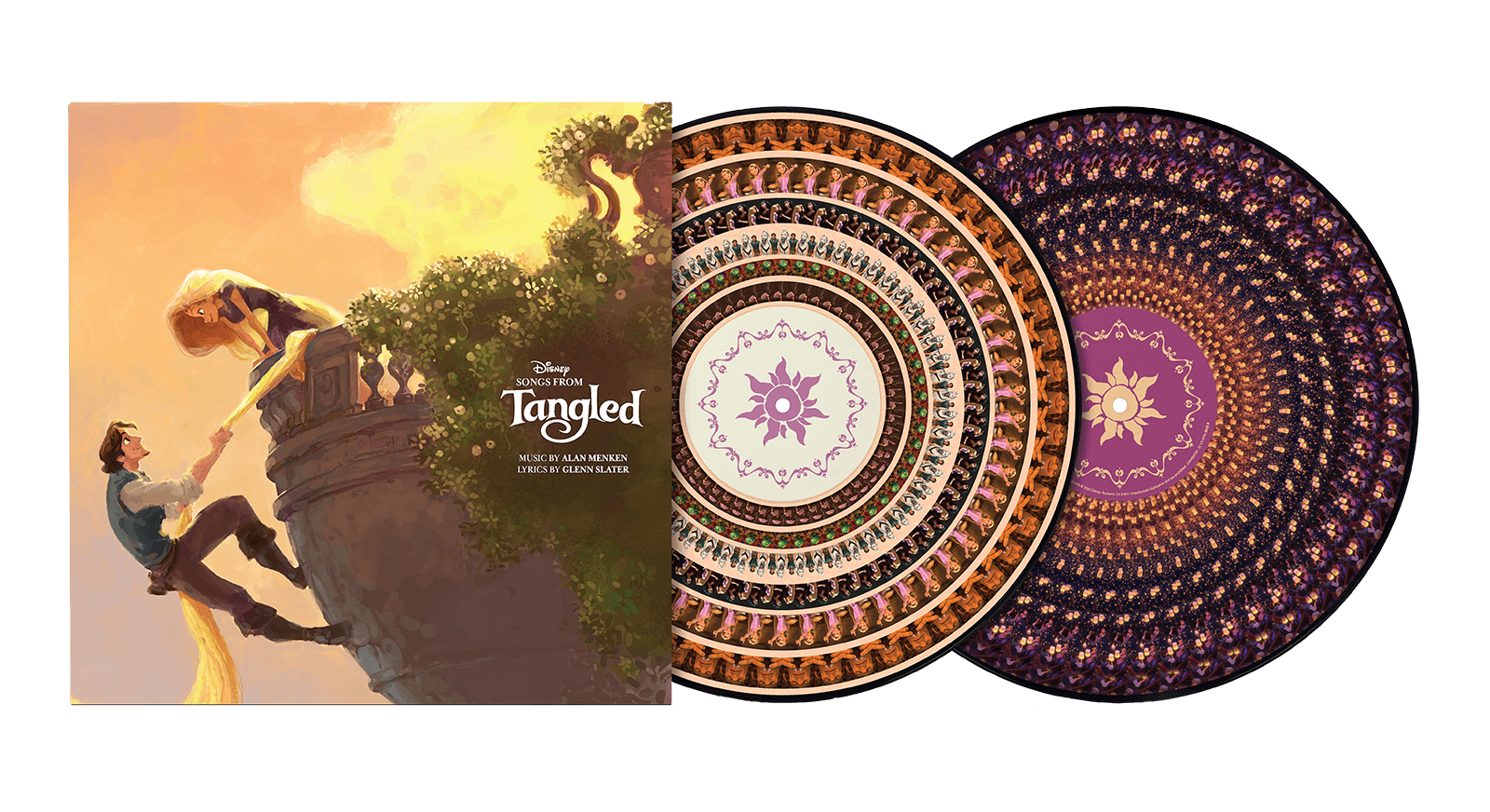 Vinyl - Various Artists : Songs From Tangled (15th Anniversary) (Zoetrope Vinyl) - The Record Hub
