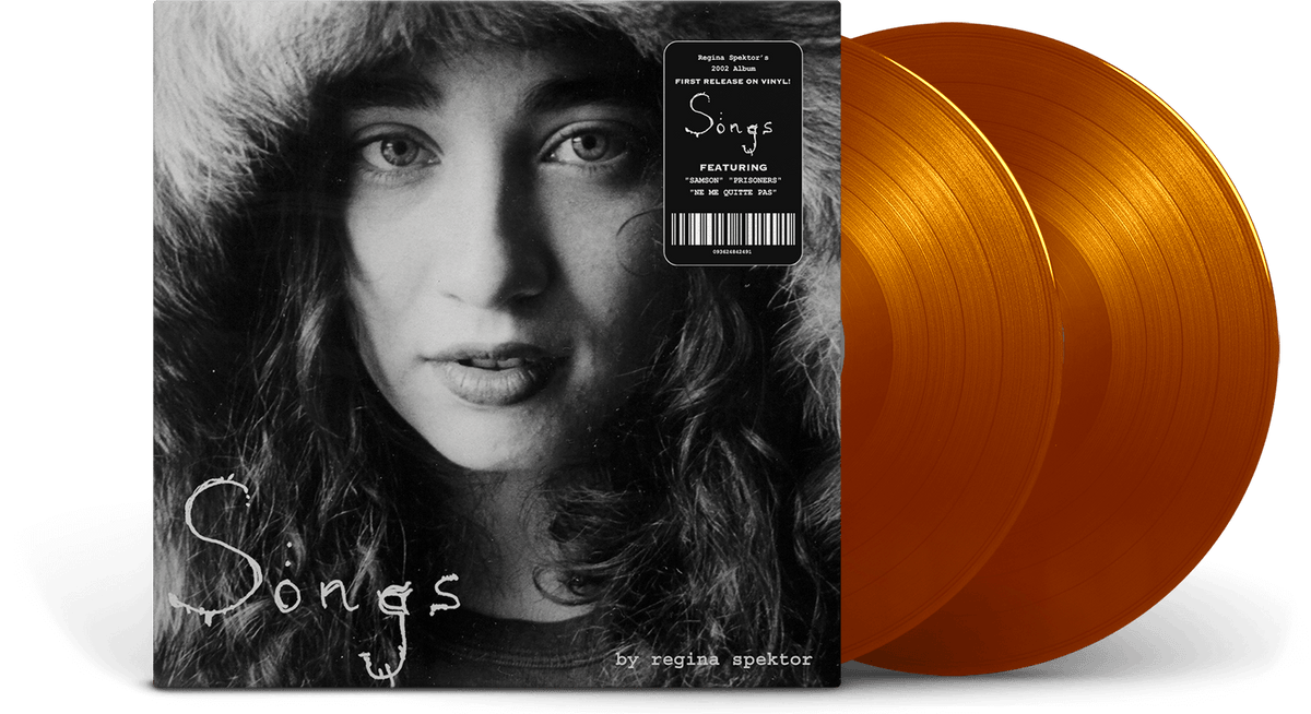 Vinyl - Regina Spektor : Songs (Orange Vinyl w Lyric Sheet &amp; Poster) - The Record Hub