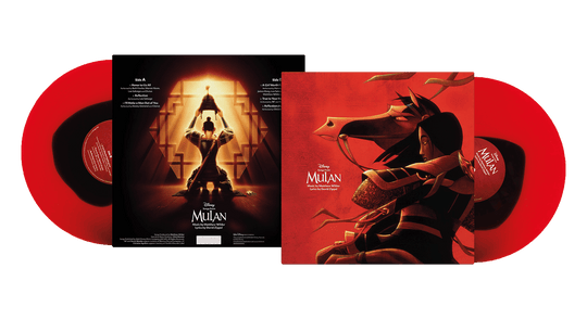Various Artists : Songs from Mulan (Ruby Red and Obsidian Coloured Vinyl)