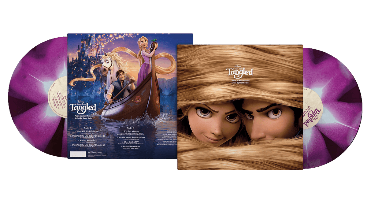 Vinyl - Various Artists : Songs from Tangled (Stargazer Lily and Ivory Coloured Vinyl) - The Record Hub