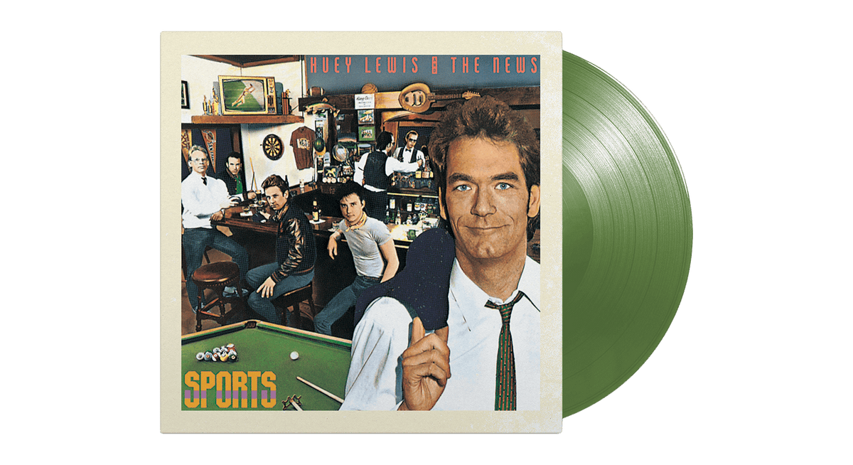 Vinyl - Huey Lewis &amp; The News : Sports (Green Vinyl) (Exclusive to The Record Hub.com) - The Record Hub
