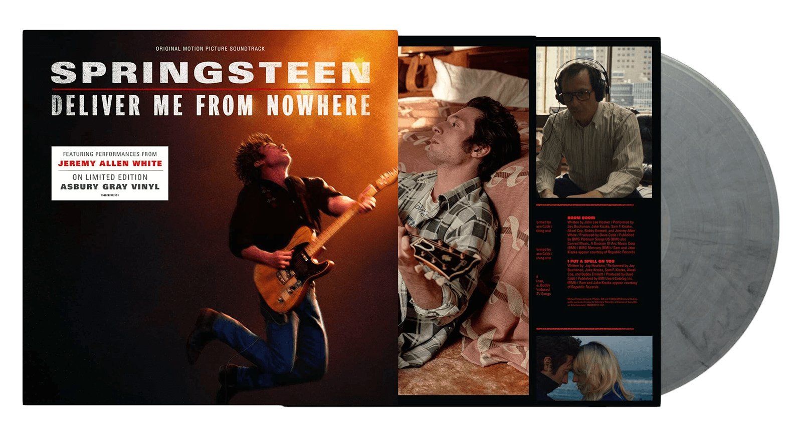 Vinyl - Jeremy Allen White : Springsteen - Deliver Me From Nowhere OST (Ashbury Grey Vinyl) - The Record Hub