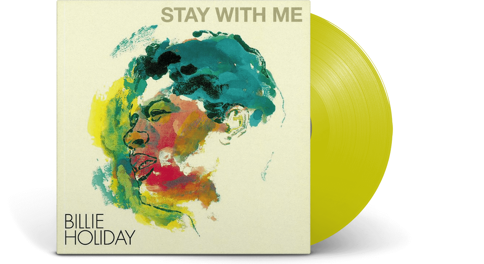 Vinyl - Billie Holiday : Stay with Me (Yellow Vinyl) - The Record Hub