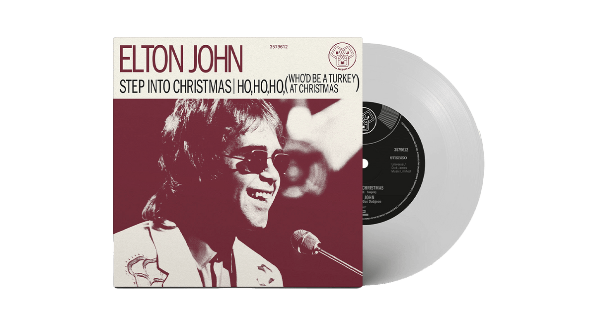 Vinyl - Elton John : Step Into Christmas (White Vinyl) - The Record Hub