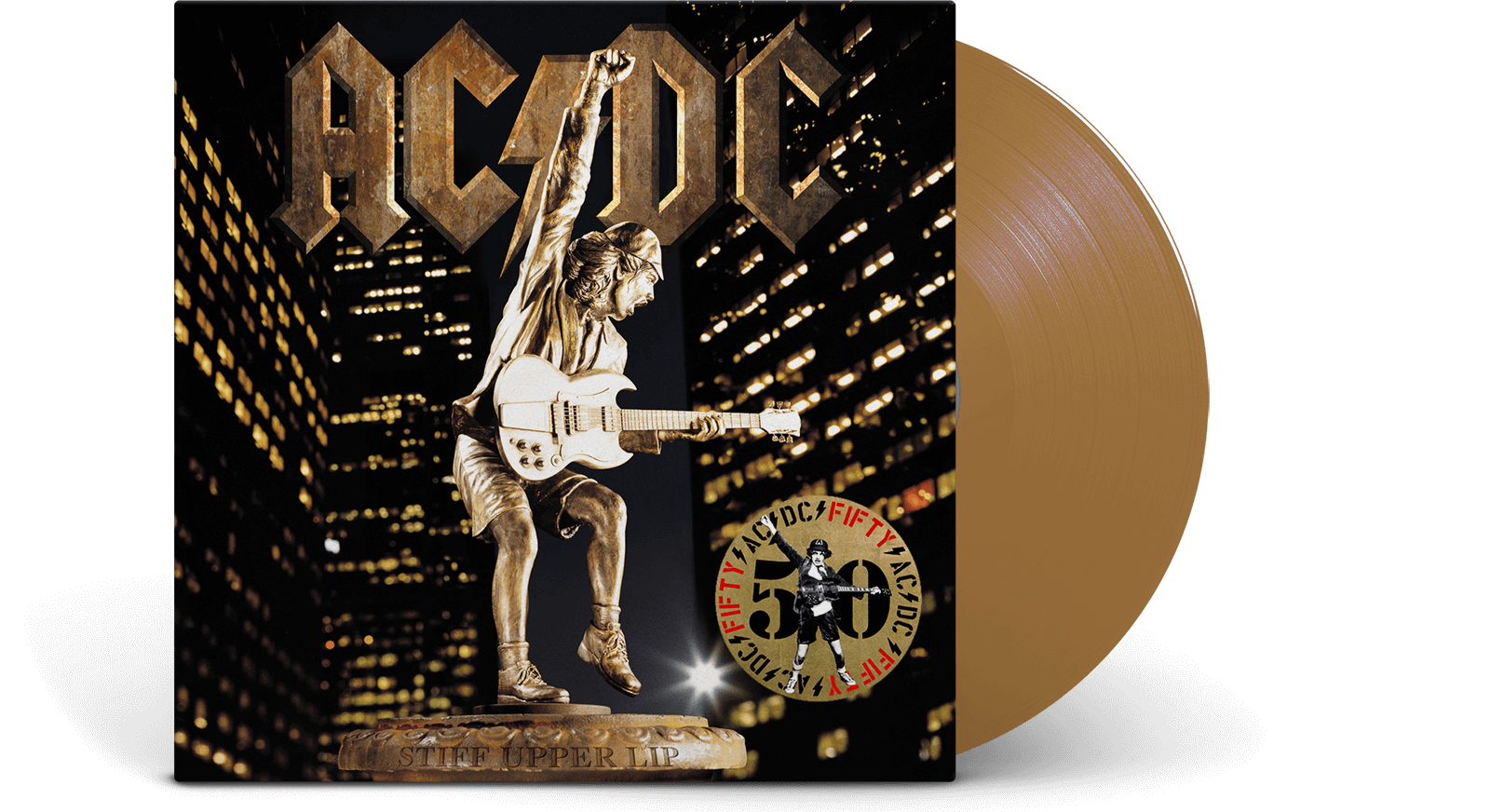 Vinyl | AC/DC | Stiff Upper Lip: 50th Anniversary (Gold Vinyl)