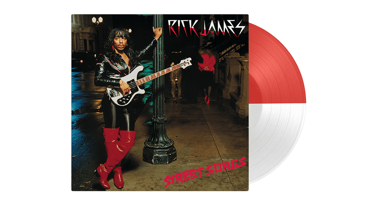 Vinyl - Rick James : Street Songs (Red/White split vinyl)(Exclusive to The Record Hub.com) - The Record Hub