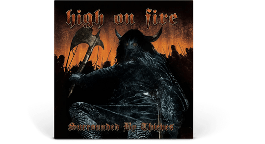 High On Fire : Surrounded By Thieves (Aqua Blue & Black Galaxy Merge Vinyl)