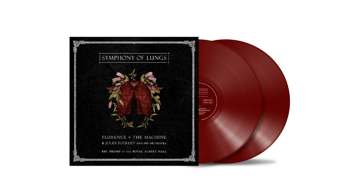 Vinyl - Florence + The Machine &amp; Jules Buckley and his Orchestra : Symphony of Lungs (BBC Proms at the Royal Albert Hall) (Oxblood Red Vinyl) (Exclusive to The Record Hub.com) - The Record Hub