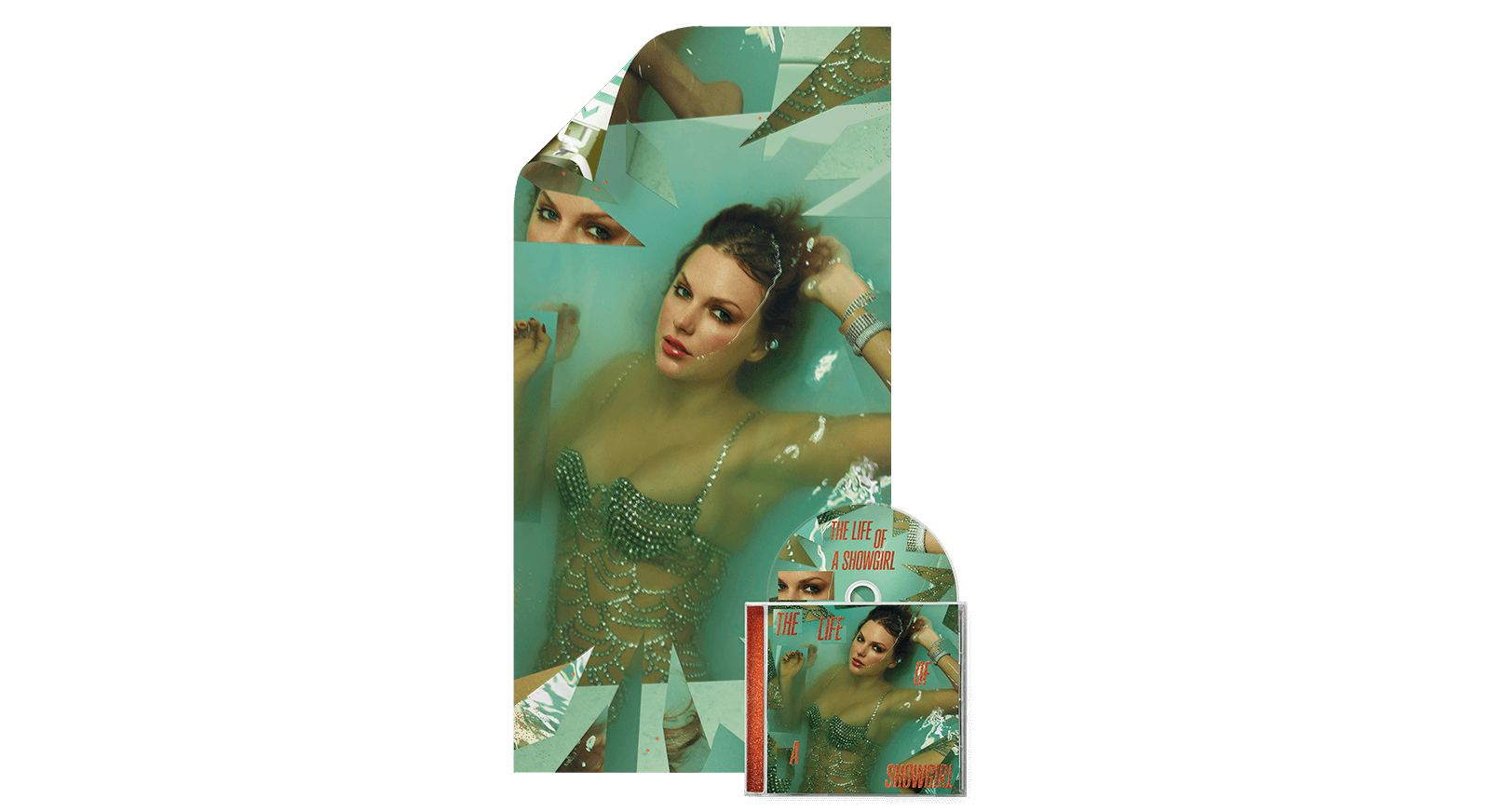 Vinyl - Taylor Swift : The Life of a Showgirl - Sweat And Vanilla Perfume CD With Poster - The Record Hub