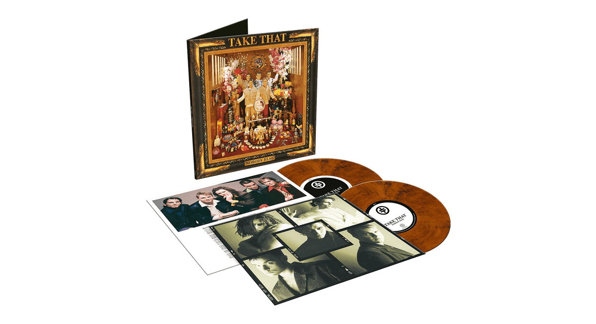 Vinyl - Take That : Nobody Else - 30th Anniversary - Deluxe (Orange Marble Vinyl) - The Record Hub