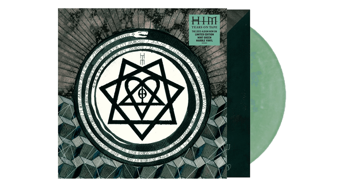 Vinyl - HIM : Tears On Tape (Mint Green Marbled Vinyl LP) - The Record Hub