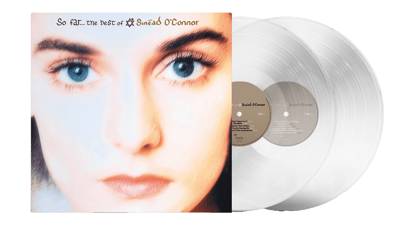 Vinyl - Sinéad O'Connor : The Best Of Sinéad O'Connor (Clear Vinyl) O'Connor - The Record Hub
