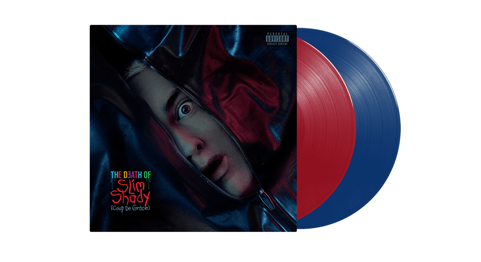 Vinyl - Eminem : The Death of Slim Shady (Coup de Grâce) (Red & Blue Opaque Vinyl) - The Record Hub