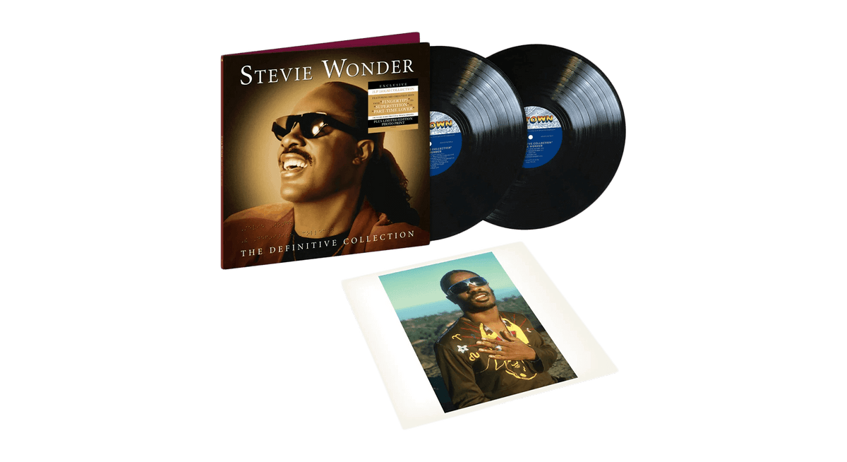 Vinyl - Stevie Wonder : The Definitive Collection (w Limited Litho Photo Print) (Exclusive to The Record Hub.com) - The Record Hub