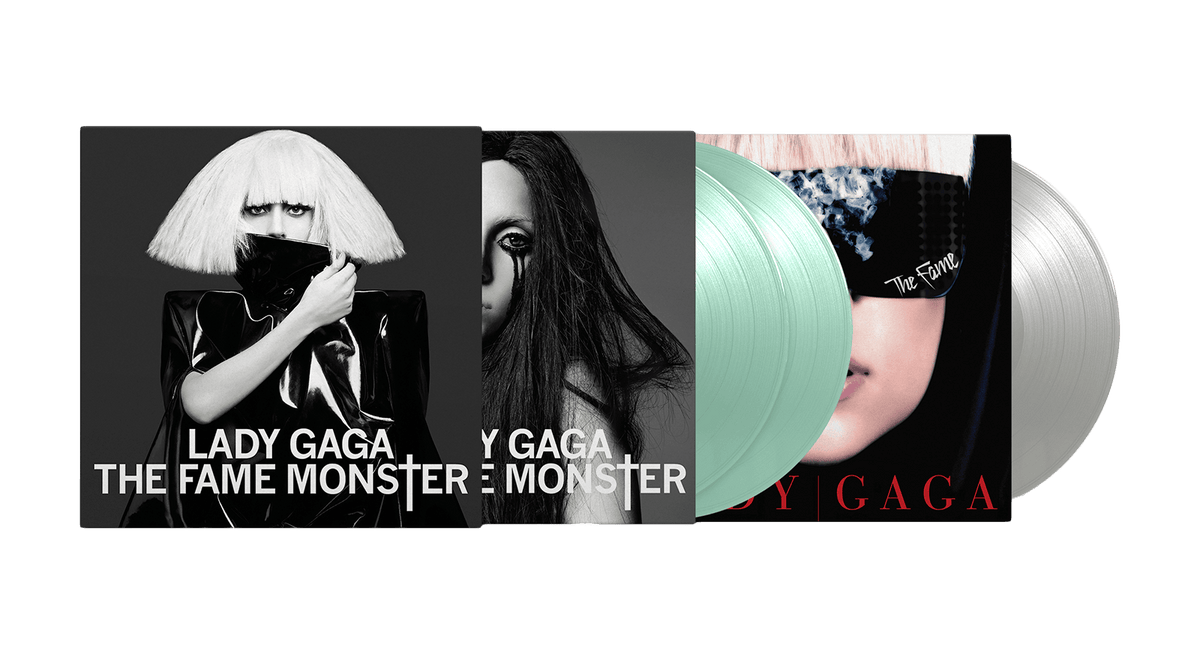 Vinyl - [Pre-Order [19/09] Lady Gaga : The Fame Monster (3LP Set) (Silver &amp; Coke Bottle Clear Vinyl) - The Record Hub