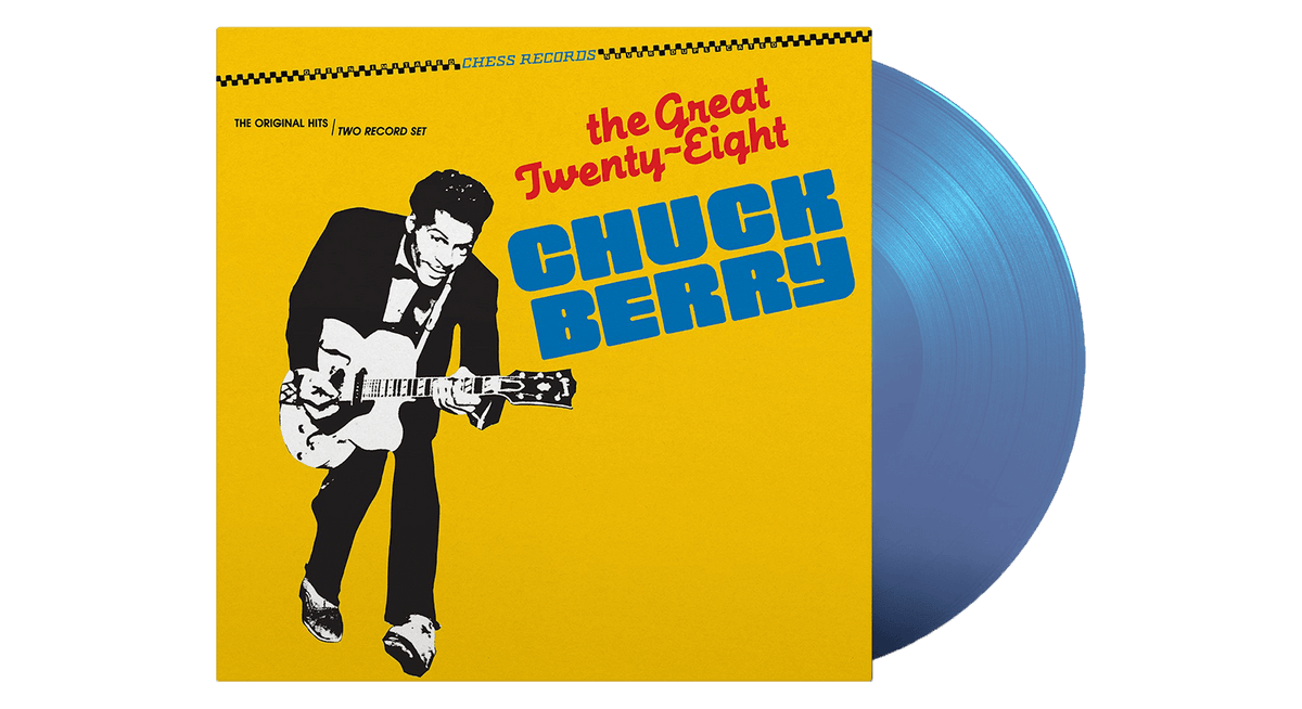 Vinyl - Chuck Berry : The Great Twenty-Eight (140g Trans-Blue Vinyl, Exclusive to The Record Hub.com) - The Record Hub