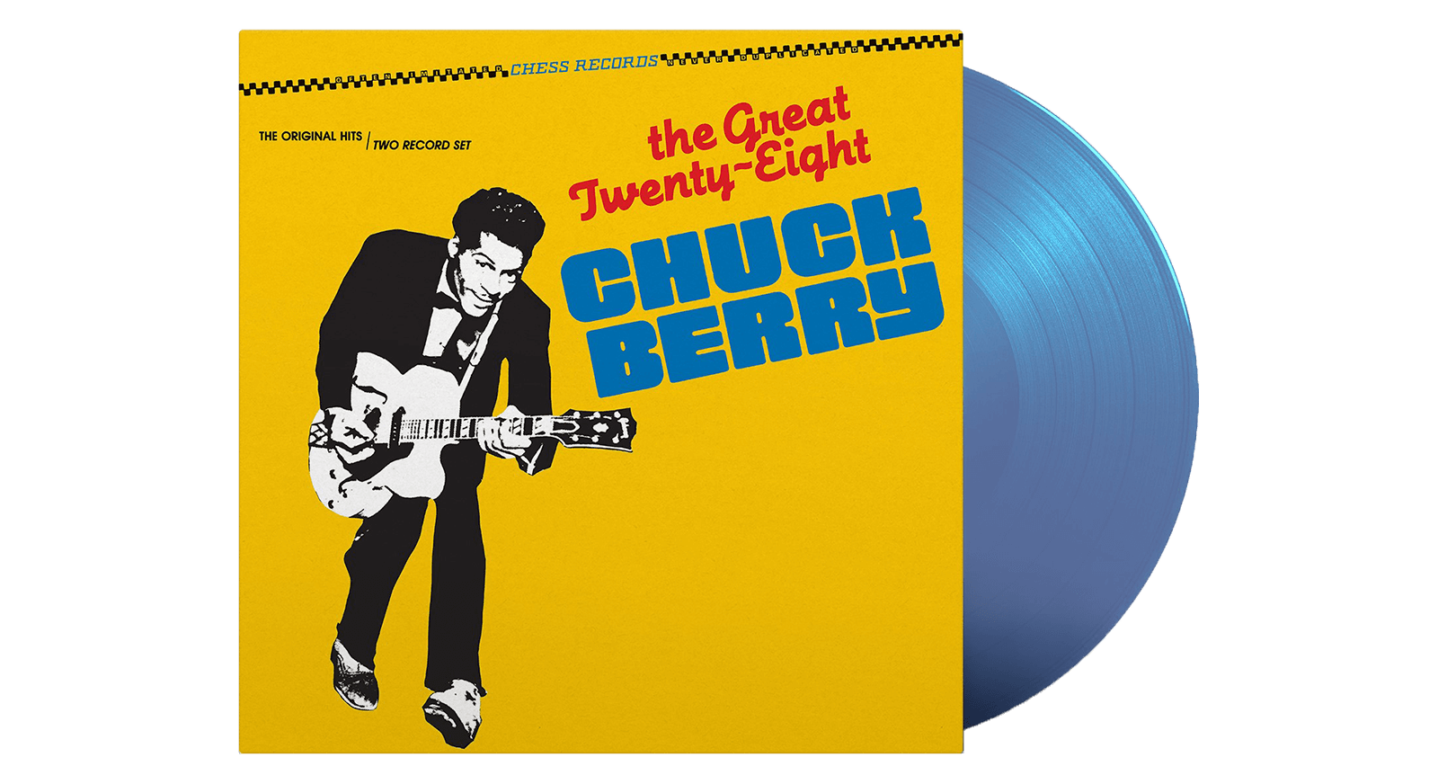Vinyl - Chuck Berry : The Great Twenty-Eight (140g Trans-Blue Vinyl) - The Record Hub