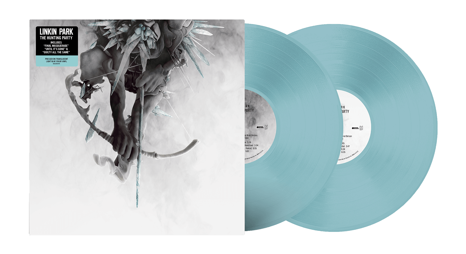 Vinyl - Linkin Park : The Hunting Party (Translucent Blue Vinyl LP with Etched D Side) - The Record Hub