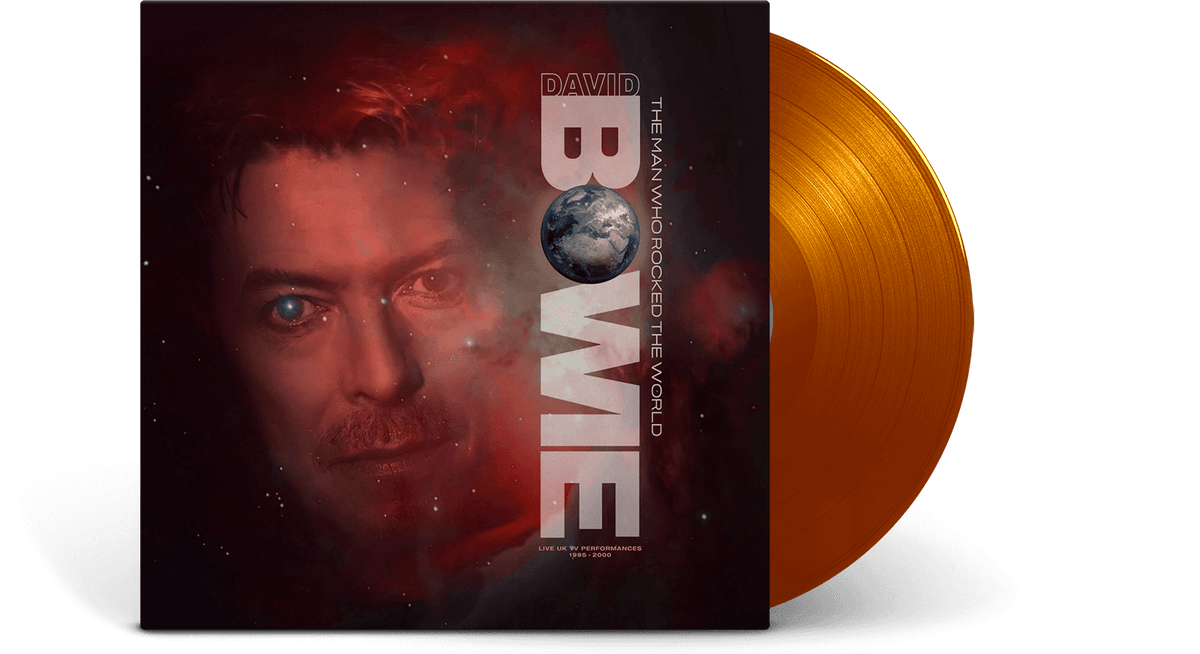 Vinyl - David Bowie : The Man Who Rocked The World (Orange Vinyl) - The Record Hub
