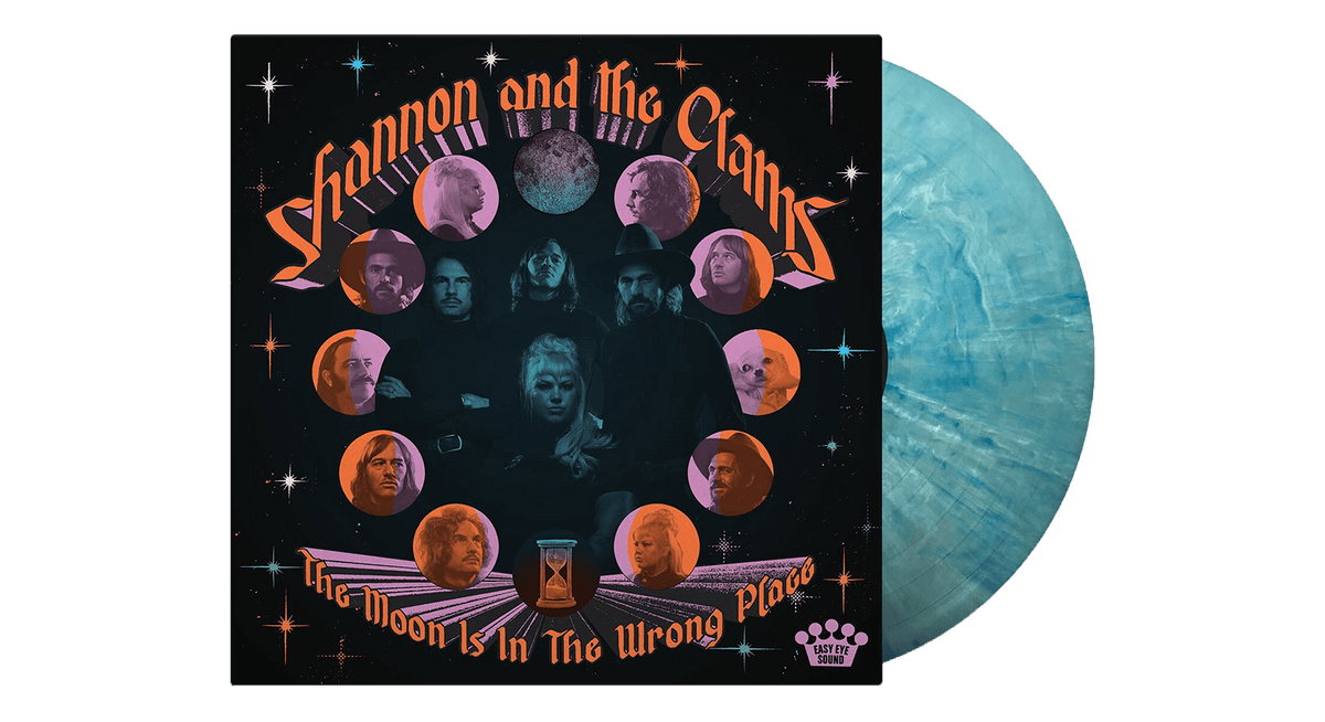 Vinyl - Shannon &amp; The Clams : The Moon Is In The Wrong Place (Blue Splatter Vinyl) - The Record Hub