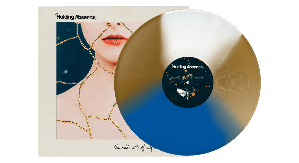 Vinyl - Holding Absence : The Noble Art Of Self Destruct (White/Mid Blue/Gold Vinyl LP) - The Record Hub
