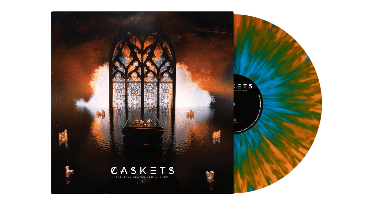 Vinyl - [Pre-Order [07/11] Caskets : The Only Heaven You’ll Know (Orange Sky Bue Splatter Vinyl) - The Record Hub