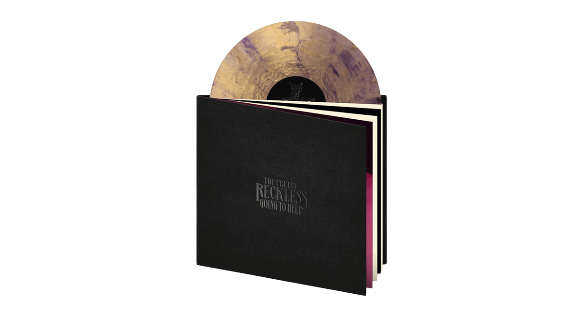 Vinyl - The Pretty Reckless : Going To Hell - 10-Year Anniversary (Deluxe Bookpack with Gold &amp; Purple Marble Vinyl) - The Record Hub
