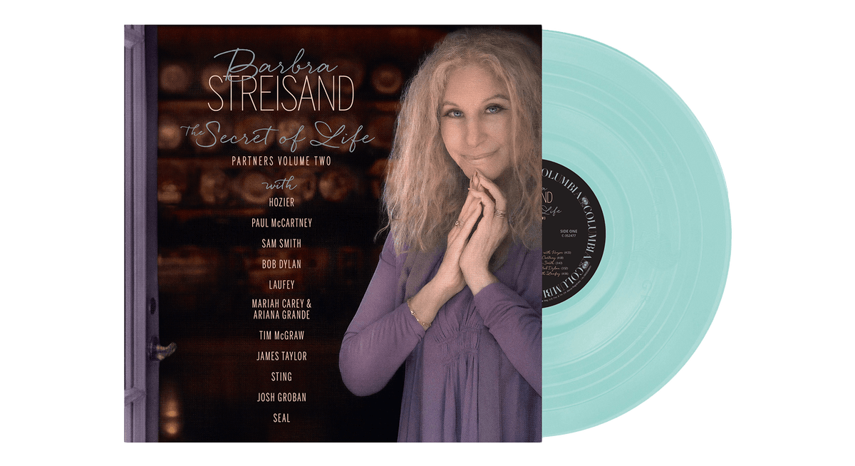 Vinyl - Barbra Streisand : The Secret Of Life - Partners, Volume 2 (Aqua Vinyl) - The Record Hub