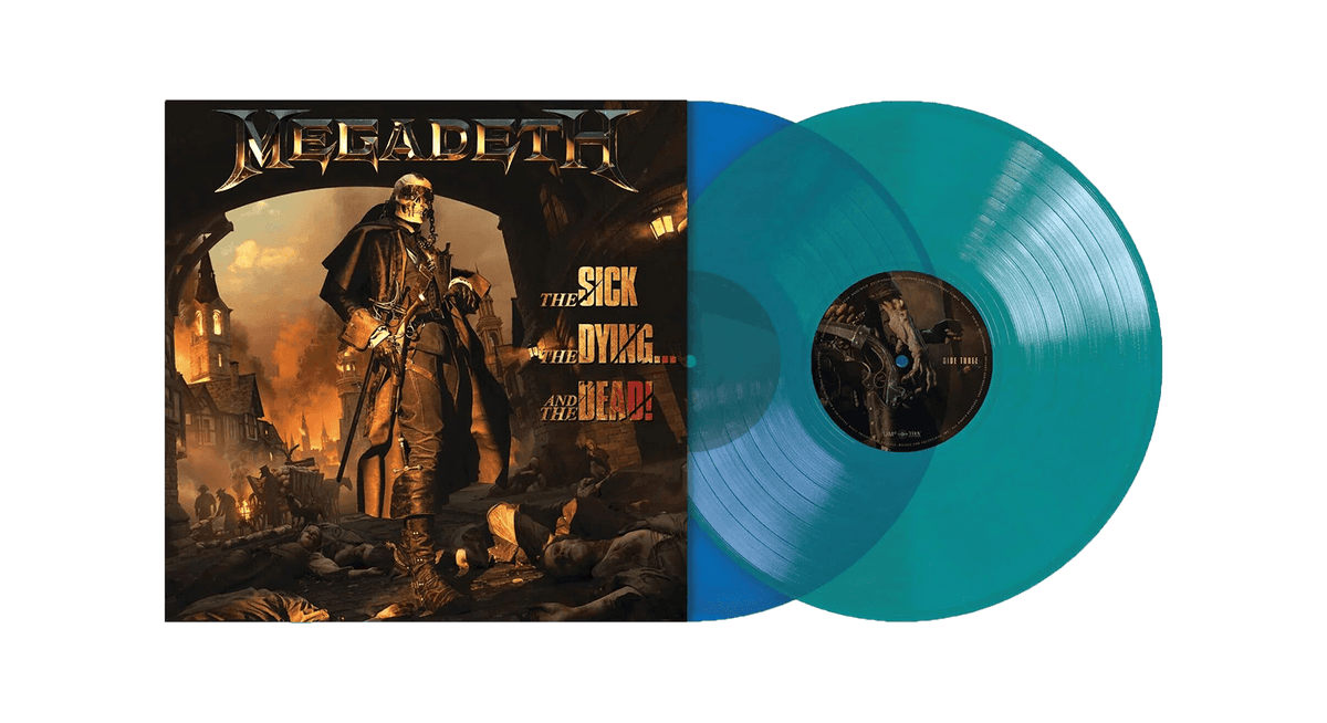 [Pre-Order [18/10] Megadeth : The Sick, The Dying...and the Dead! (Blue &amp; Green Vinyl) (NAD 2025)