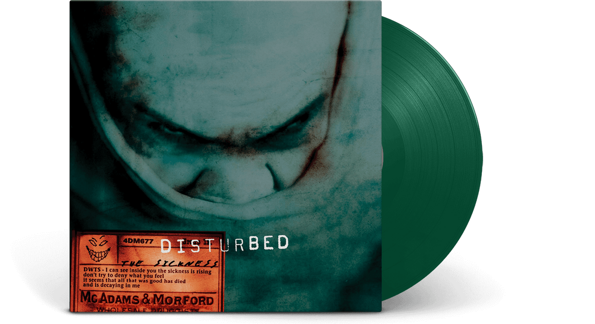 Vinyl - Disturbed : The Sickness (Green Vinyl) - The Record Hub