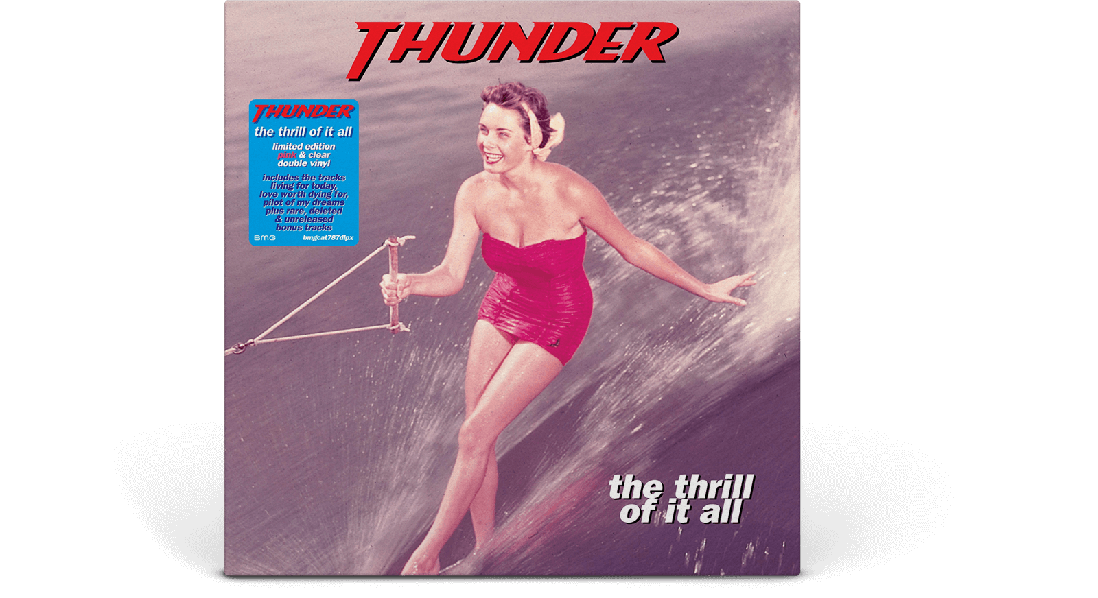 Vinyl - Thunder : The Thrill of It All (Pink and Clear Vinyl) - The Record Hub
