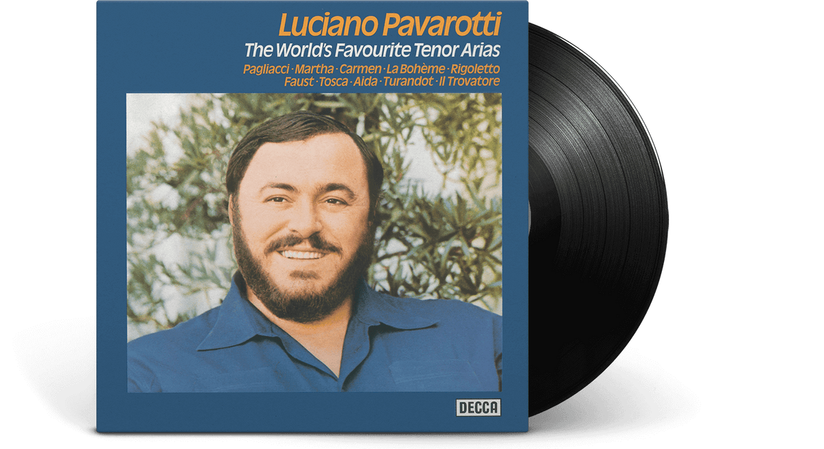 Vinyl - Luciano Pavarotti : The World&#39;s Favourite Tenor Arias - The Record Hub