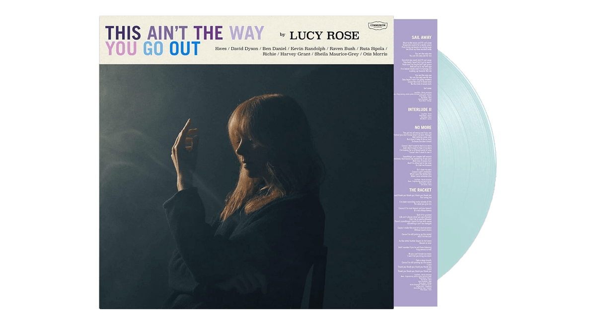Vinyl - Lucy Rose : This Ain&#39;t The Way You Go Out (Transparent Sky Blue Vinyl) - The Record Hub