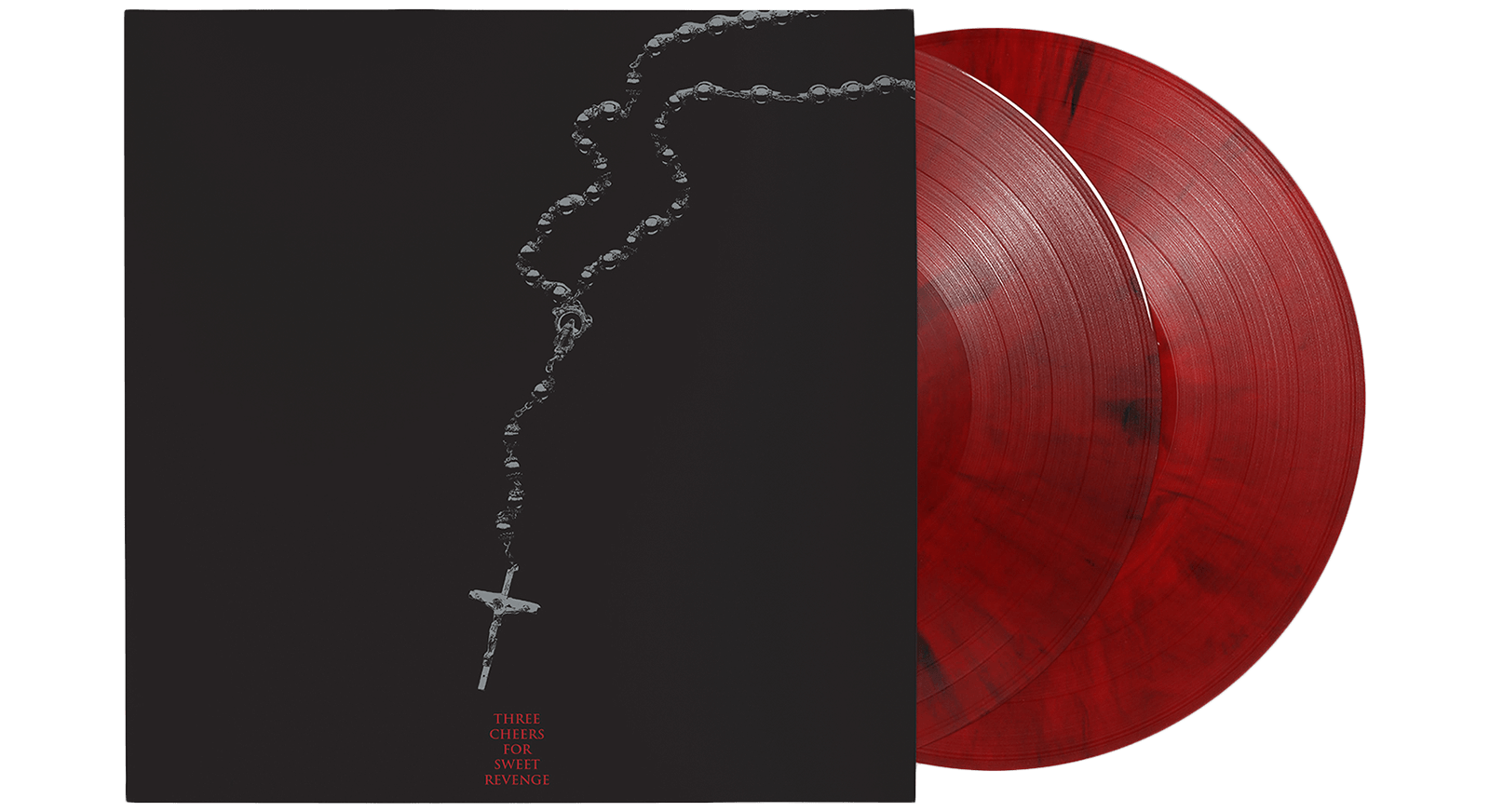 Vinyl - My Chemical Romance : Three Cheers for Sweet Revenge (Red & Black Vinyl) - The Record Hub
