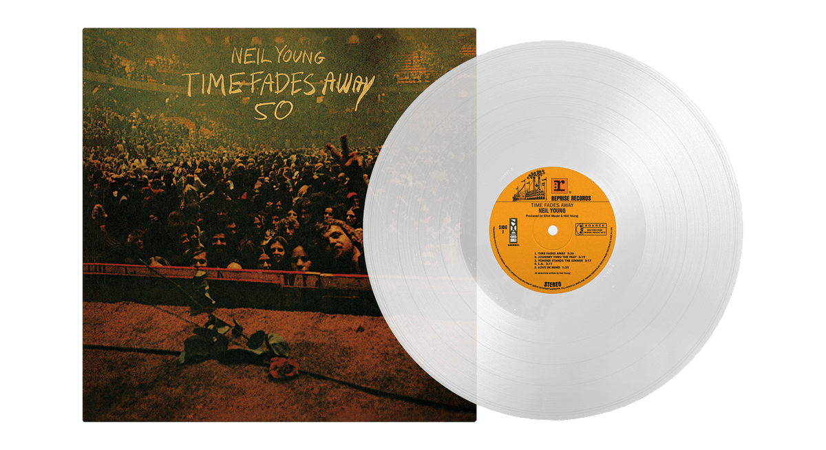 Vinyl - Neil Young : Time Fades Away 50 (Limited Clear Vinyl LP) - The Record Hub