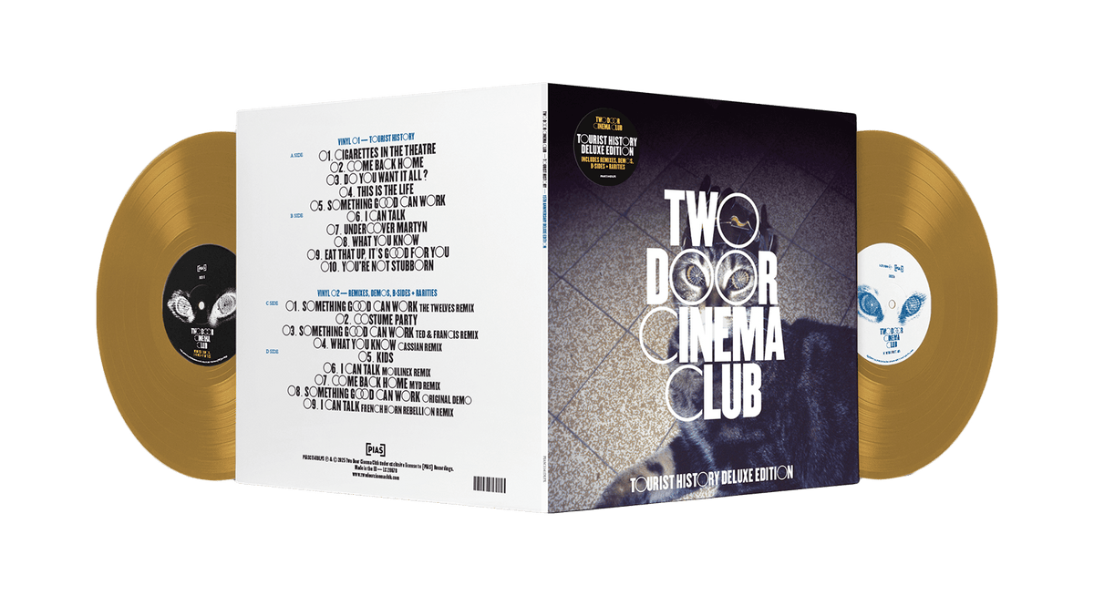 [Pre-Order [28/11] Two Door Cinema Club : Tourist History (15th Anniversary)(Gold Vinyl)