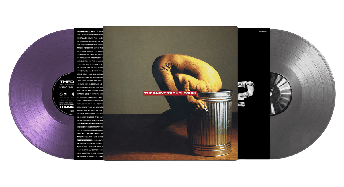 Vinyl - Therapy? : Troublegum (Deluxe) (Silver &amp; Lavender Vinyl) - The Record Hub