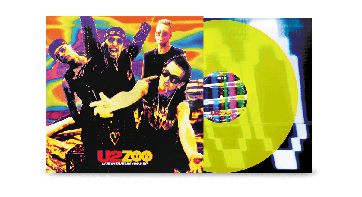 Vinyl - U2 : ZOO TV Live In Dublin 1993 EP (180g Neon Yellow Vinyl) - The Record Hub