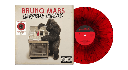 Bruno Mars : Unorthodox Jukebox (Red with Black Splatter Vinyl)