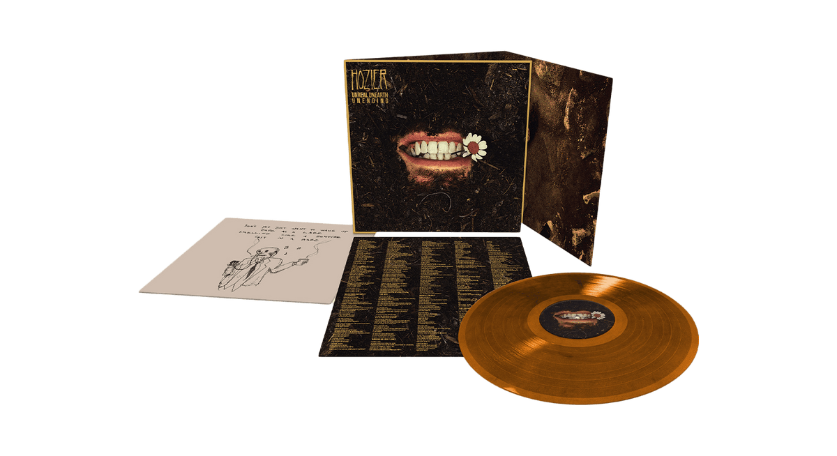 Vinyl - Hozier : Unreal Unearth - Unending (1LP Companion Version) (Raw Ochre Vinyl) (Exclusive to The Record Hub.com) - The Record Hub