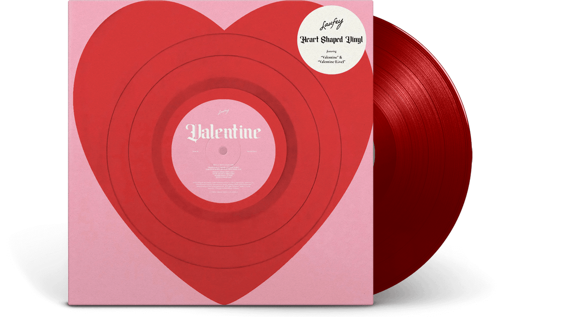 Vinyl - Laufey : Valentine (Heart Shaped Red Vinyl) - The Record Hub