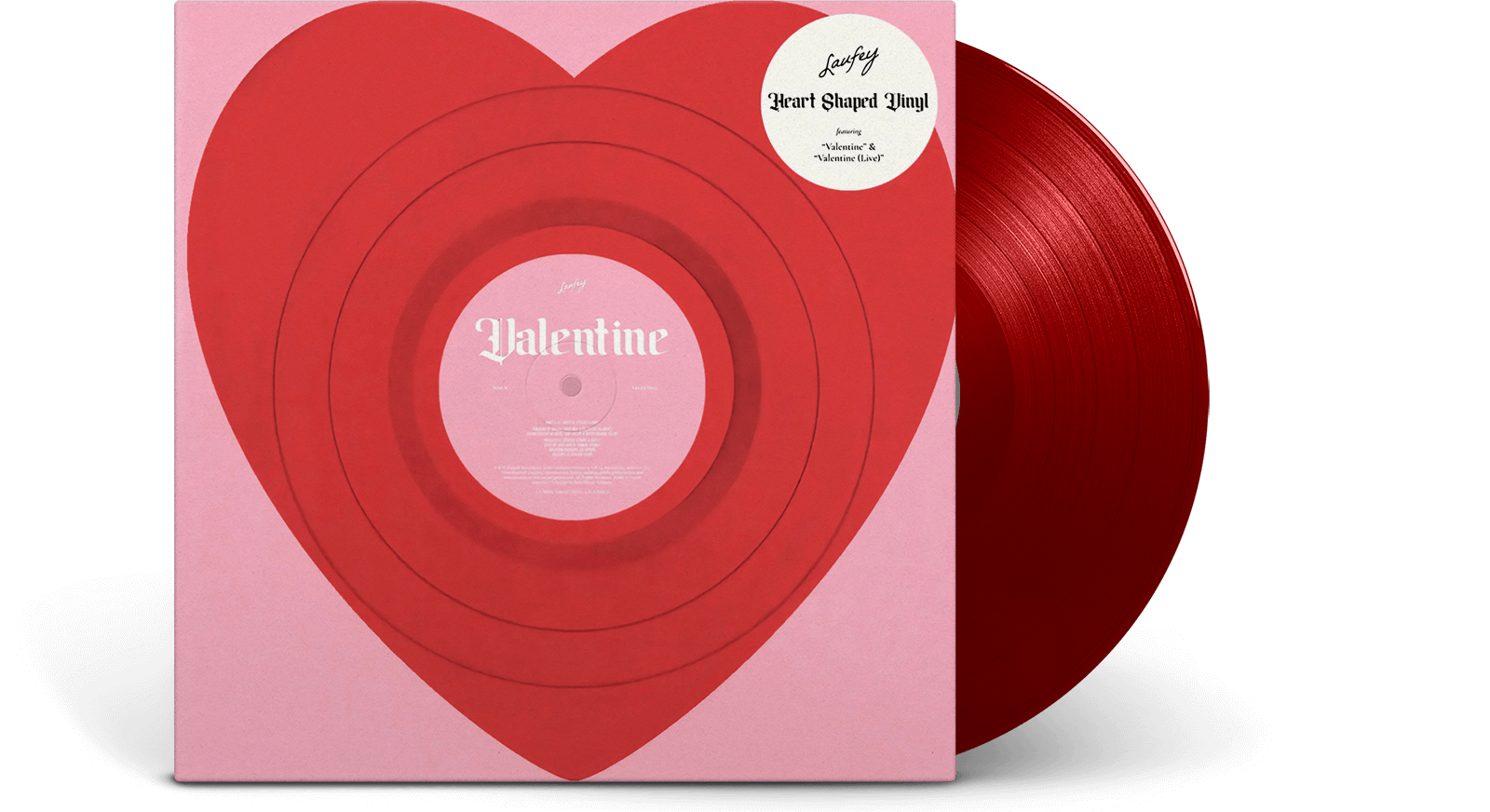 洋楽 Laufey Valentine RSD 2023 Heart Shaped Vinyl | Laufey | Valentine (Heart Shaped Red Vinyl)