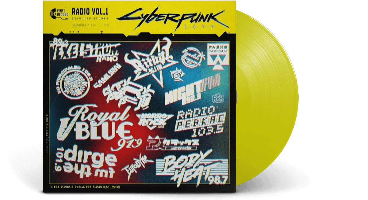 Vinyl - Various Artists : Cyberpunk 2077 Radio Vol.1 (Opaque Yellow Viny) - The Record Hub