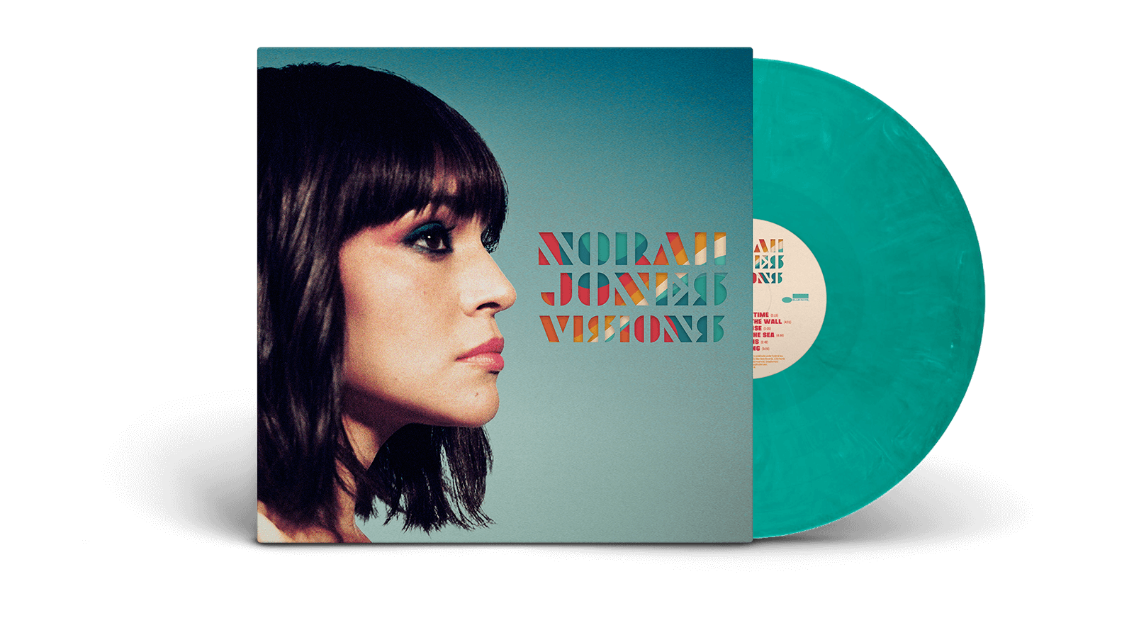 Vinyl - Norah Jones : Visions (Transparent Teal Vinyl) (Exclusive To The Record Hub.com) - The Record Hub