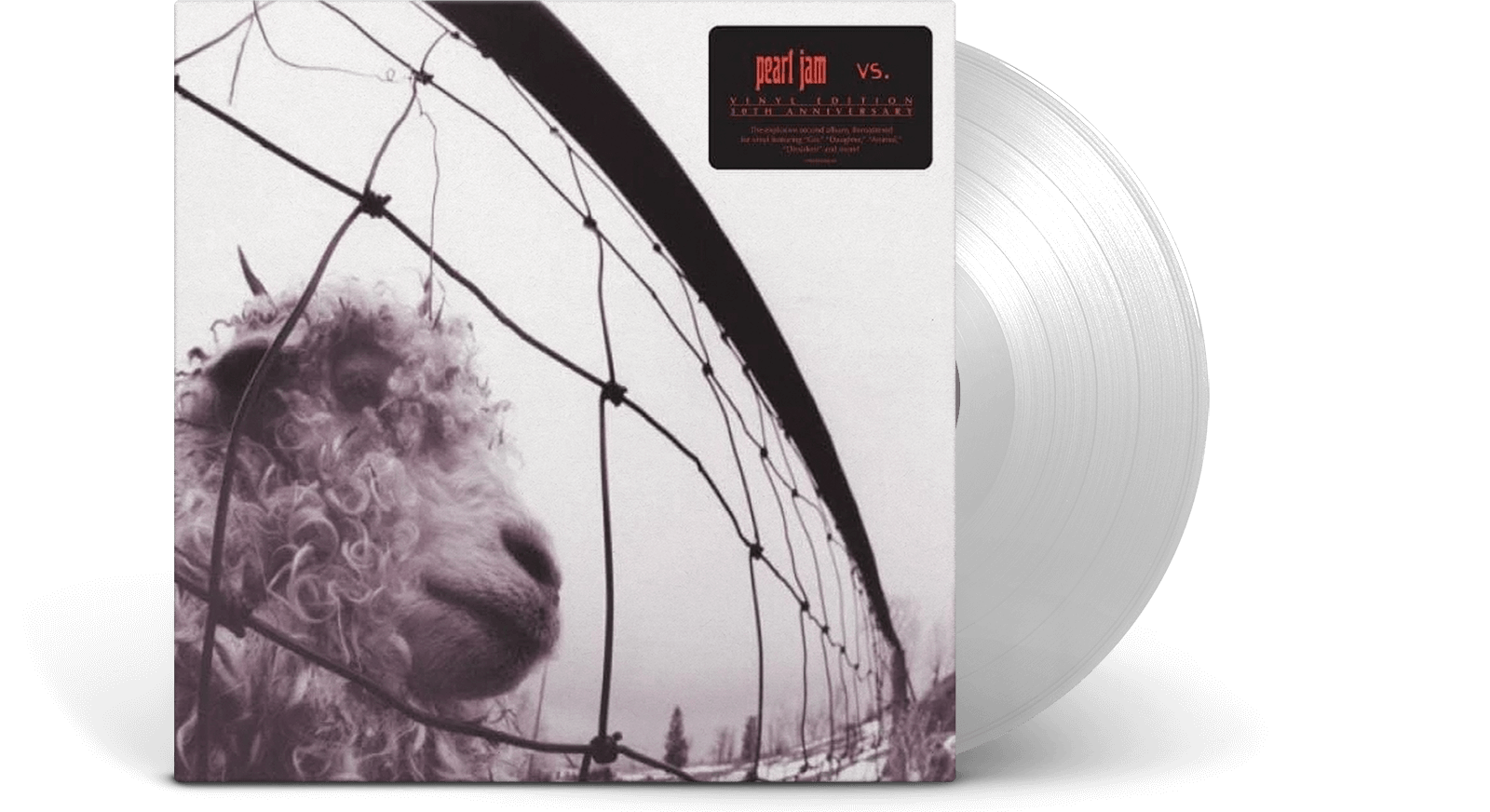 Vinyl - Pearl Jam : Vs. (Clear Vinyl) - The Record Hub