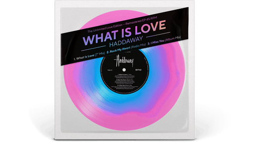 Haddaway : What Is Love - EP (10") (Pink & Blue Vinyl)